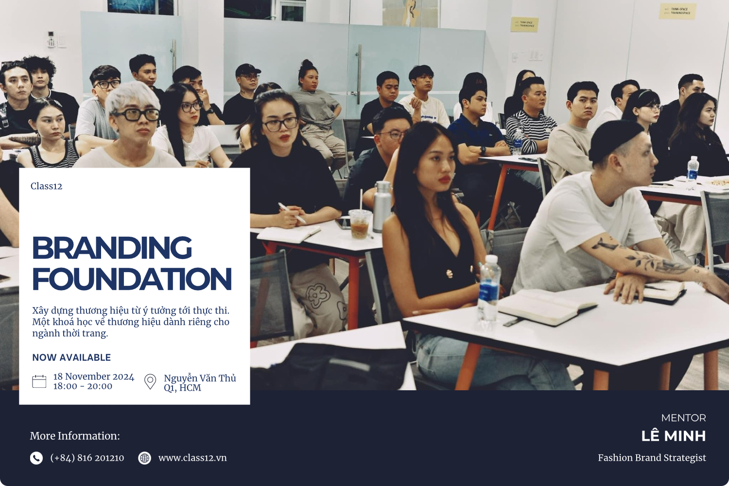 [HCM] BRANDING FOUNDATION KHAI GIẢNG 18.11.2024